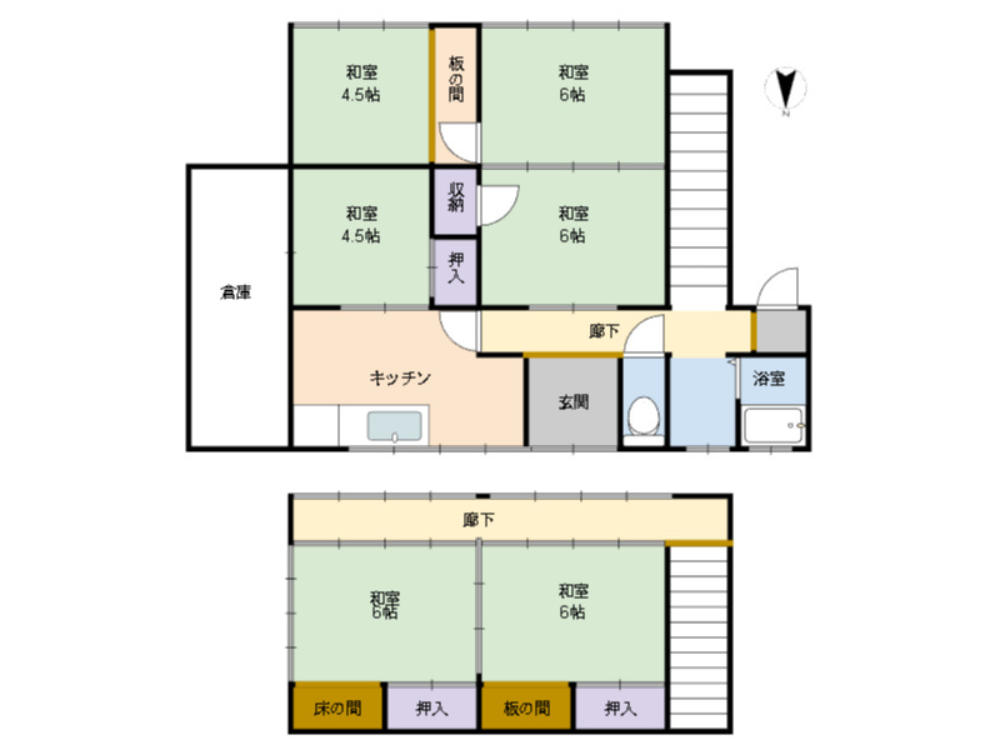 中野町中古住宅間取り